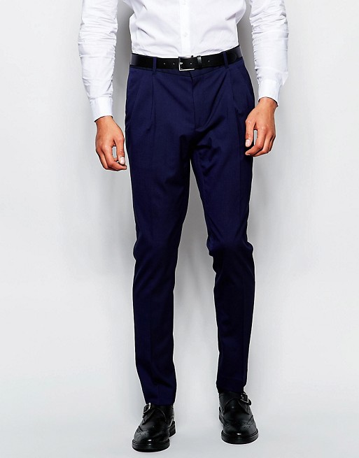 ASOS Smart Trousers With Pleats