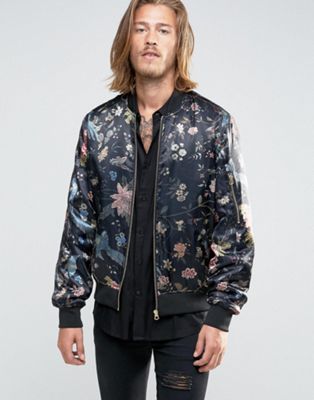 ASOS Souvenir Jacket with Floral Print