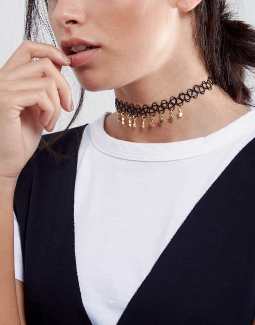 ASOS Metal Tattoo Choker Necklace