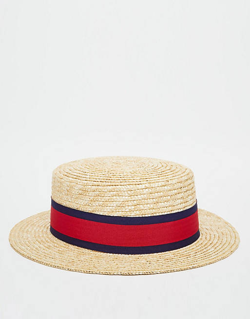 ASOS Straw Boater Hat