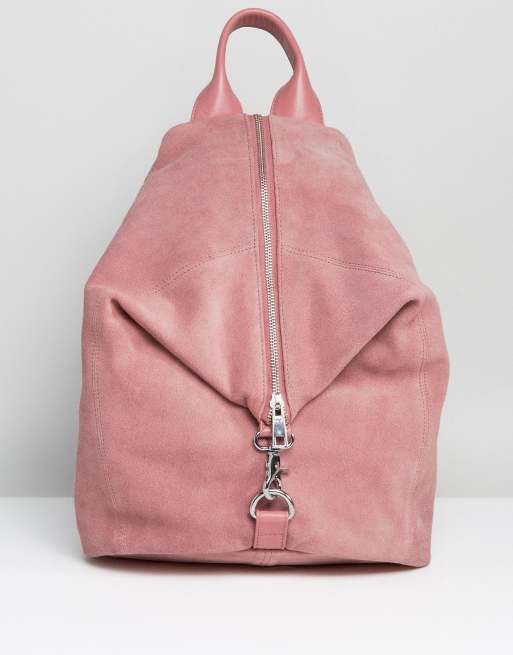 Asos shop suede backpack