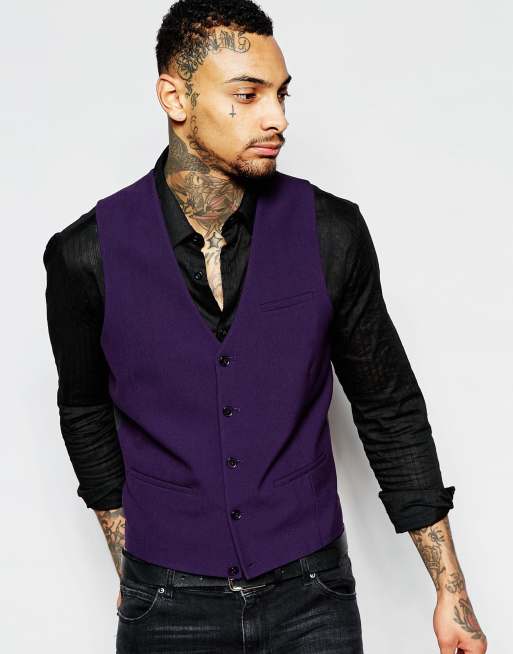 Plum hot sale suit vest