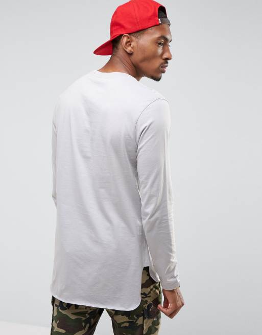 ASOS Oversized T-shirt With Side Split in White for Men