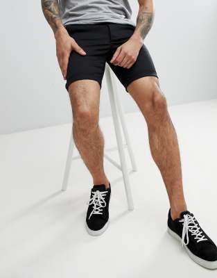 super skinny chino shorts