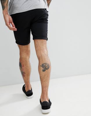 skinny chino shorts mens