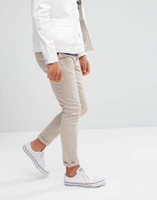 skinny beige chinos