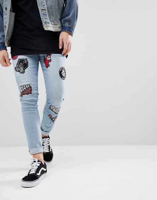 Biker jeans sale asos