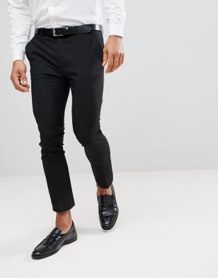 cropped black dress pants