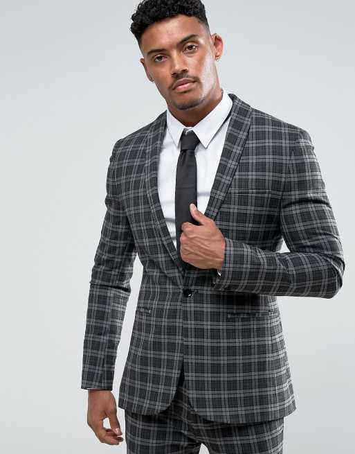 Asos hot sale check suit