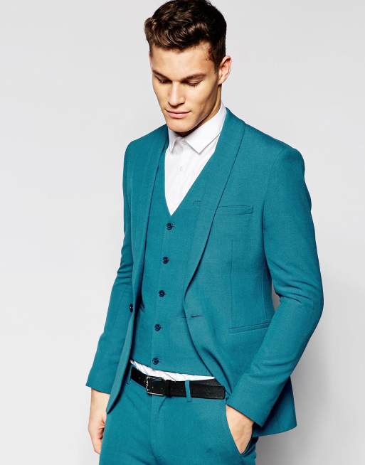 Turquoise on sale suit jacket