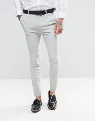 light grey skinny dress pants