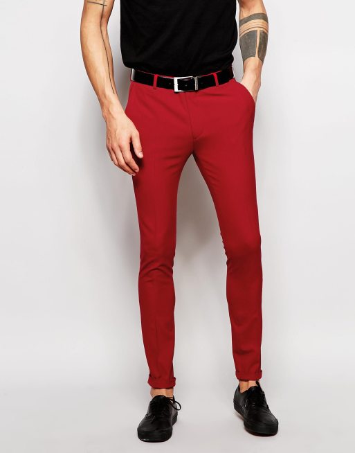 Super skinny dress hot sale pants mens