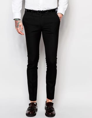 super skinny formal trousers