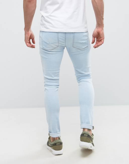 ASOS - Superskinny jeans in gebleekt blauw, 2 van 4