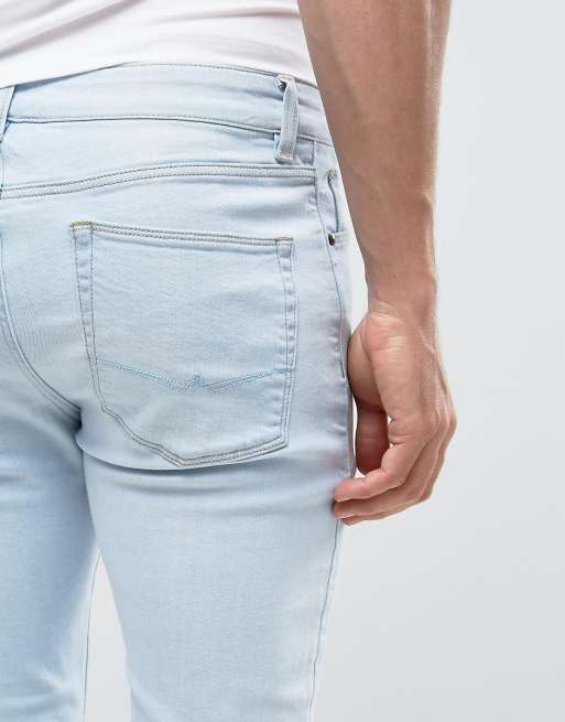ASOS - Superskinny jeans in gebleekt blauw, 3 van 4