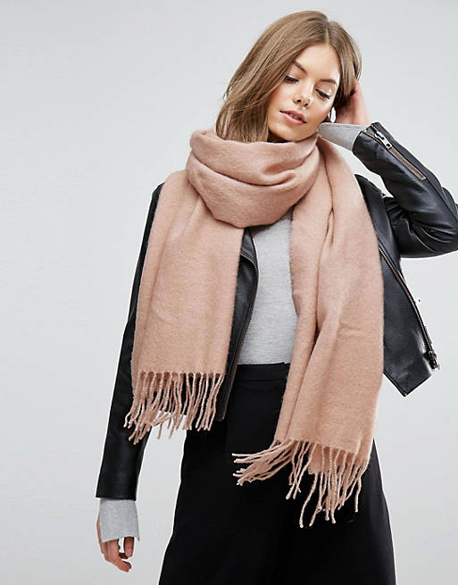 ASOS Supersoft Long Woven Scarf with Tassels