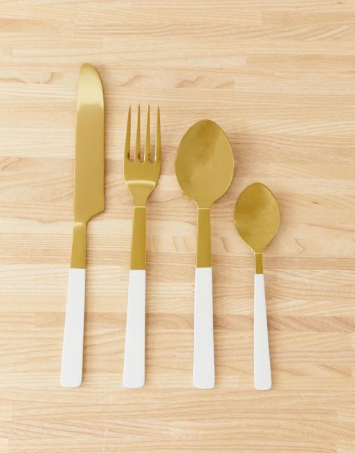 ASOS SUPPLY - Set di posate oro