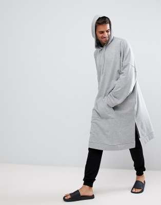 ASOS Sweat capuche super long extr me oversize avec manches amples