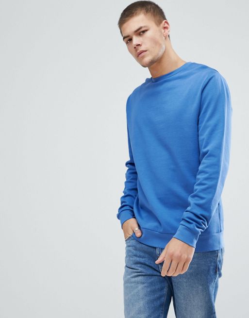 ASOS Sweatshirt In Blue | ASOS