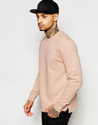 asos pink sweatshirt