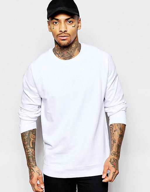 ASOS Sweatshirt In White