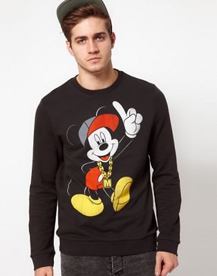 mickey mouse sweatshirt mens