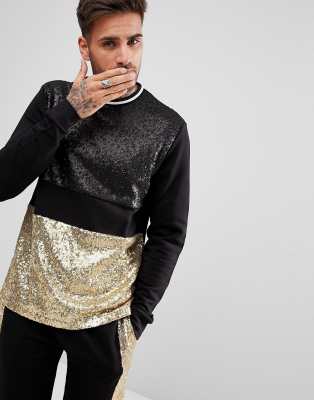 glitter sweatsuit