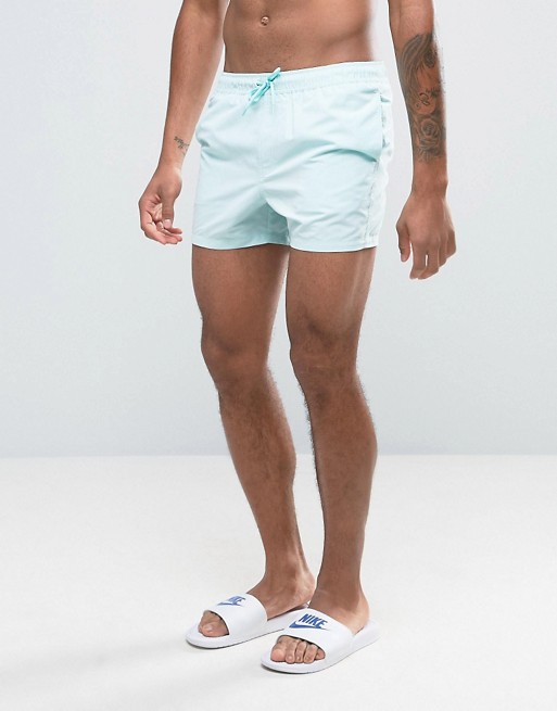 ASOS | ASOS Swim Shorts In Turquoise Short Length