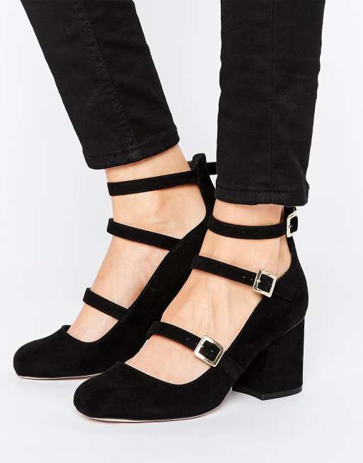 Multi on sale buckle heels