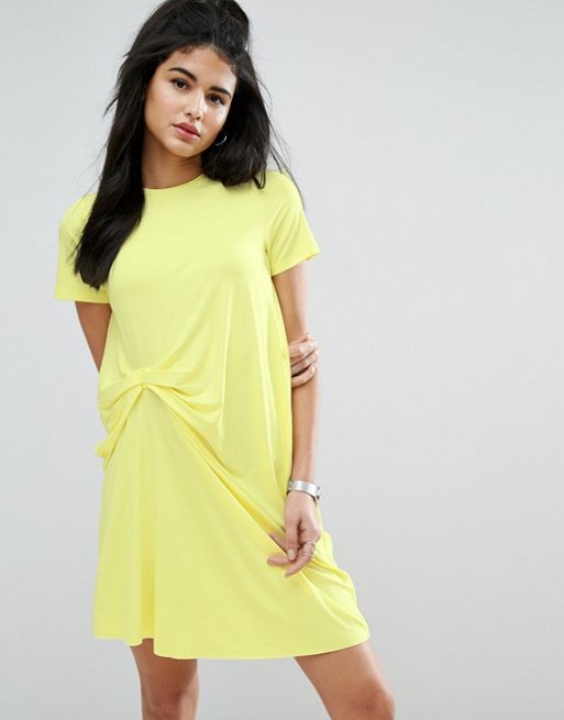 ASOS Maternity T-Shirt Dress With Gathered Front