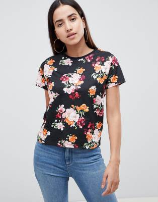 floral print t shirt