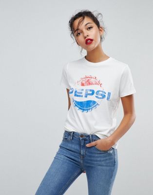 Uden tilskuer Individualitet ASOS T-Shirt with Retro Pepsi Print | ASOS