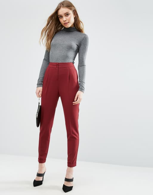 Tailored high sale waist trousers