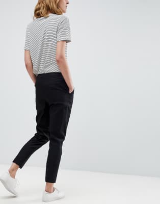 linen cigarette trousers