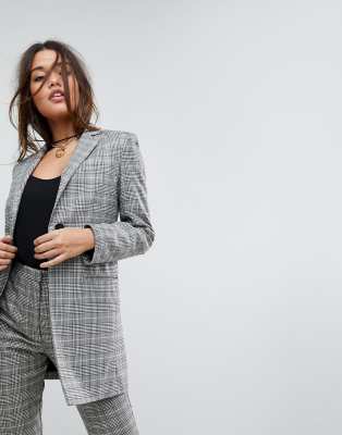 longline blazer outfit