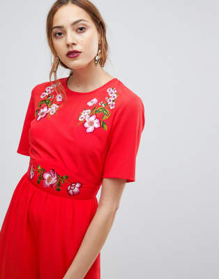 asos embroidered jumpsuit