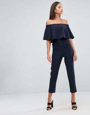 asos bardot jumpsuit