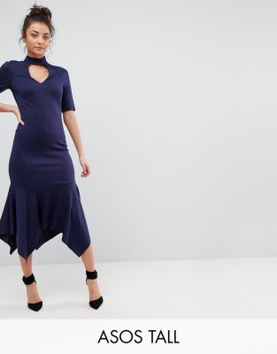 asos tall midi dress