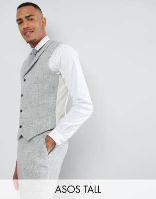 light grey wool waistcoat