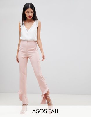 ladies white tailored trousers