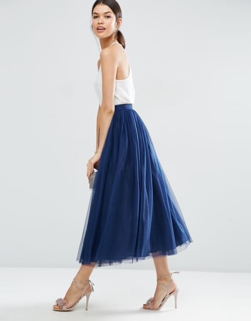 ASOS TALL Tulle Prom Skirt with Multi Layers