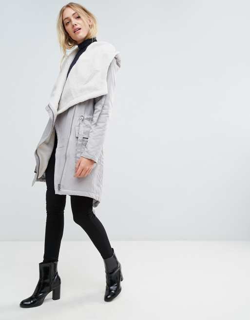 Asos waterfall outlet parka