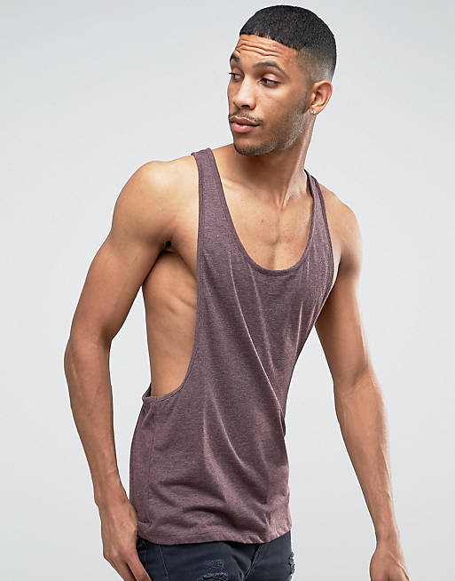 ASOS Tank With Extreme Dropped Armhole And Racer Back | ASOS