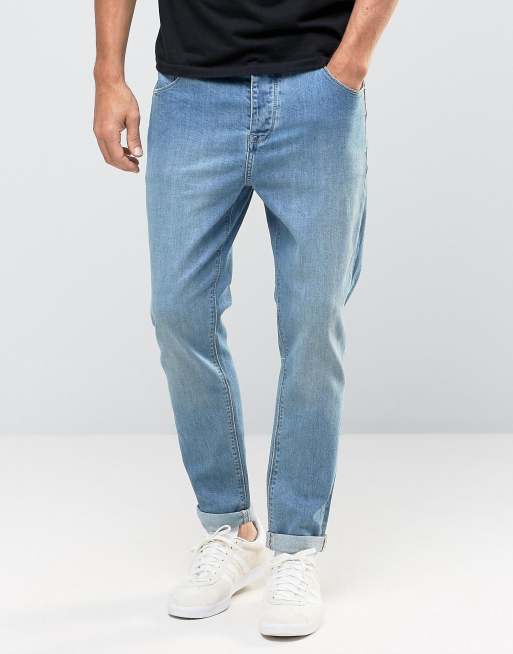 Tapered sales jeans asos