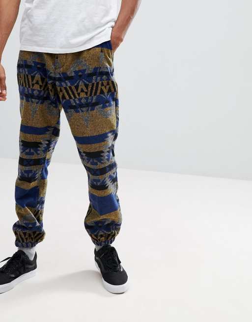 Tribal outlet print joggers