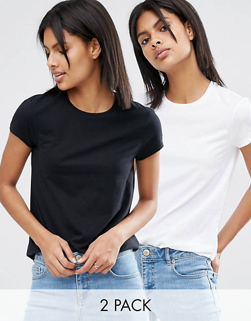 ASOS The Ultimate Crew Neck T-Shirt 2 Pack Save 15%