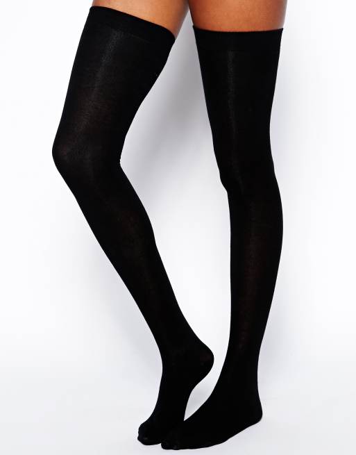 Designer thigh high clearance stockings