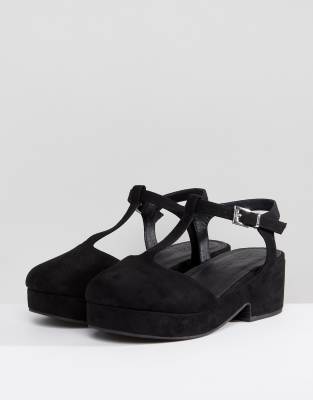 wide fit t bar shoes