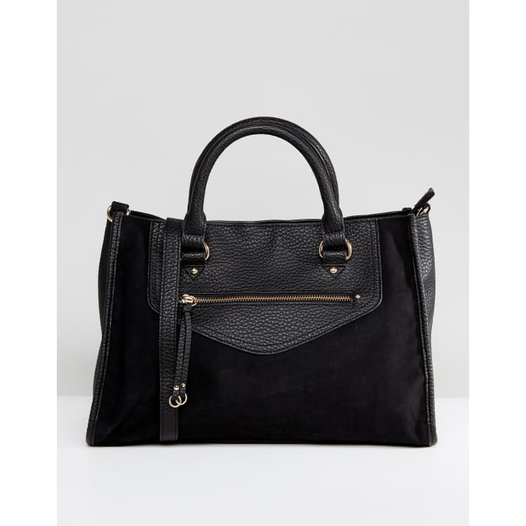 Asos design tote bag with ring detail hot sale