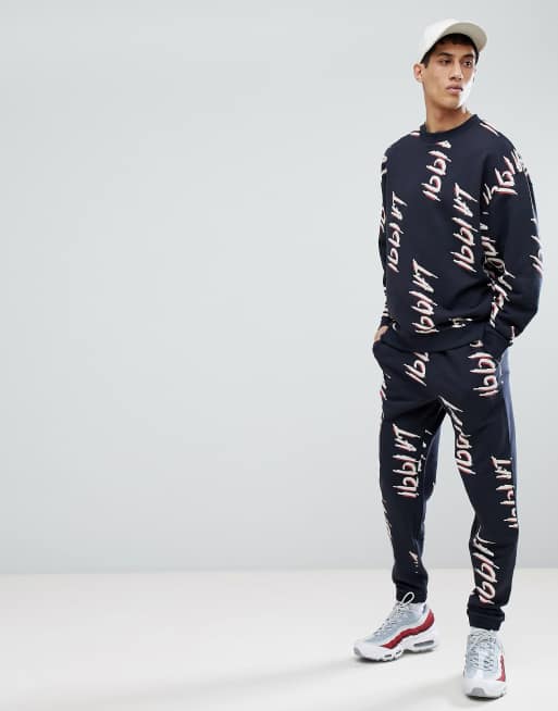 ASOS DESIGN | ASOS Tracksuit Oversized Sweatshirt/Slim Joggers With ...